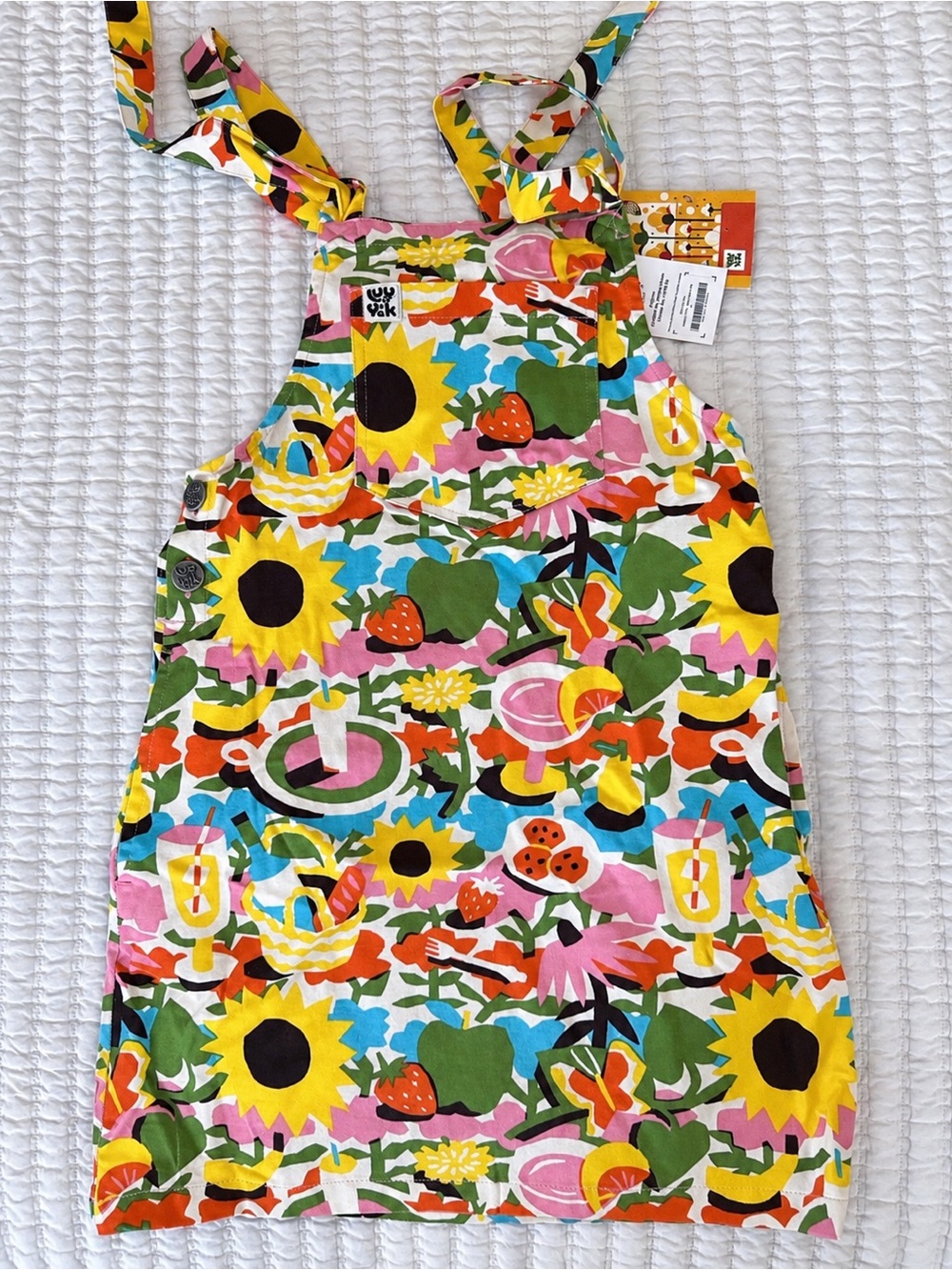 Lucy & Yak x Asahi Nagata Mini Pini Dress US 2 NWT Limited Edition